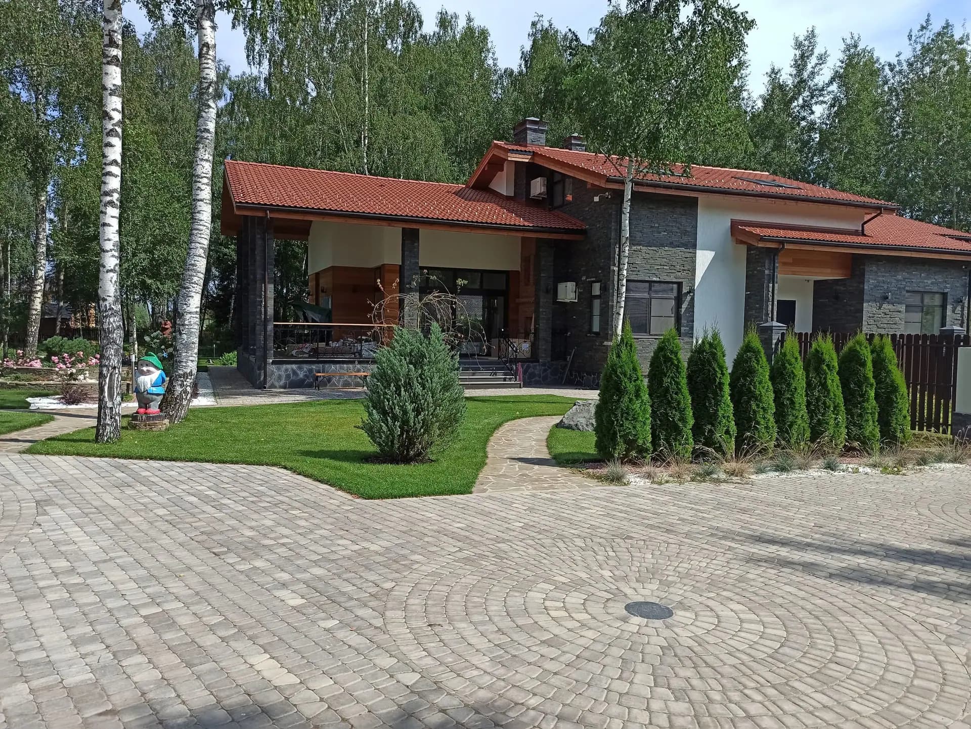 Ландшафтные работы на загородном участке 1.8 га в КП «Тимашово»