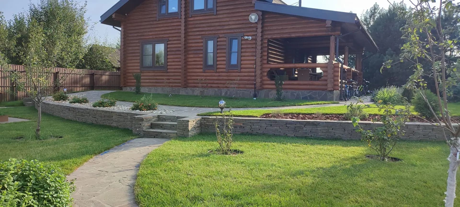 Ландшафтные работы на загородном участке 15 соток в г. Жуков — фото 2