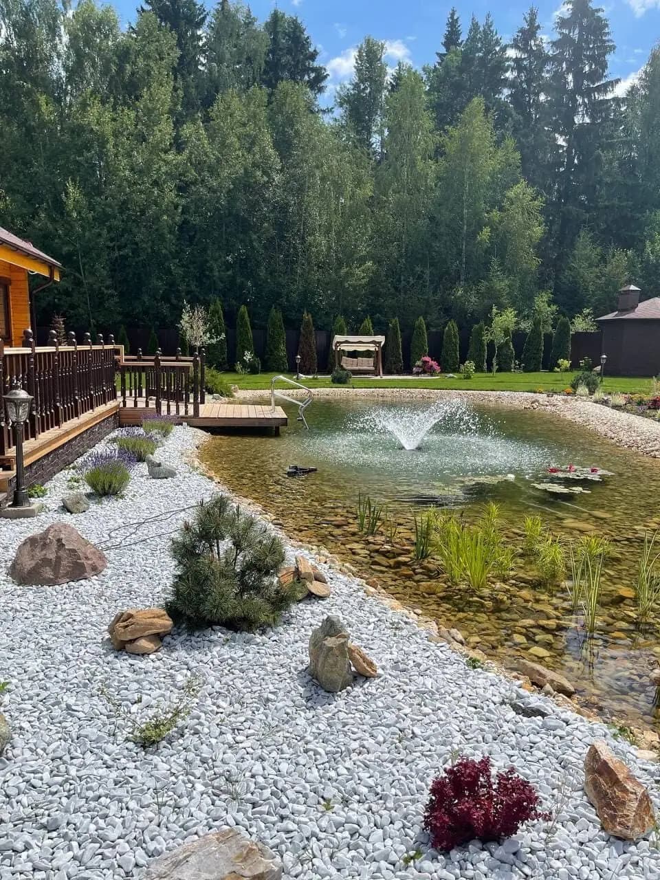 Ландшафтные работы на загородном участке 32 сотки в КП «Веткино» — фото 3