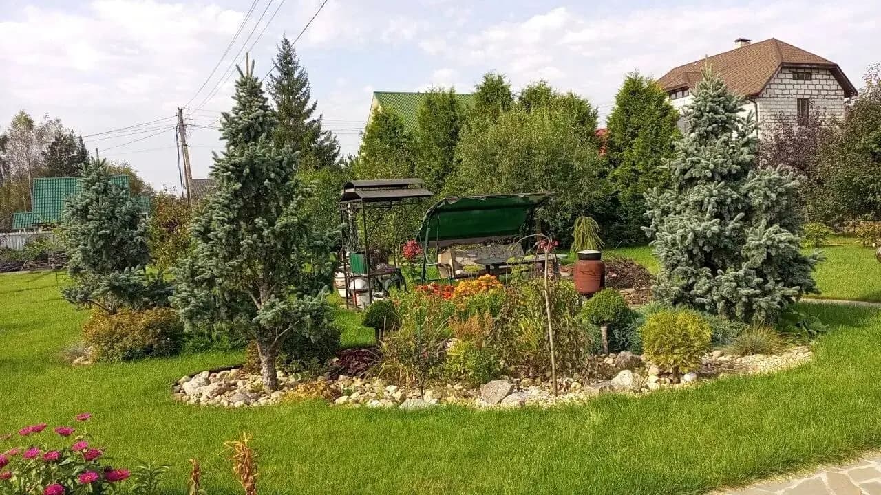 Ландшафтные работы на загородном участке 20 соток в д. Ратманово — фото 1